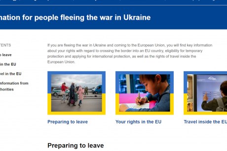 Internetski sajt za izbjeglice